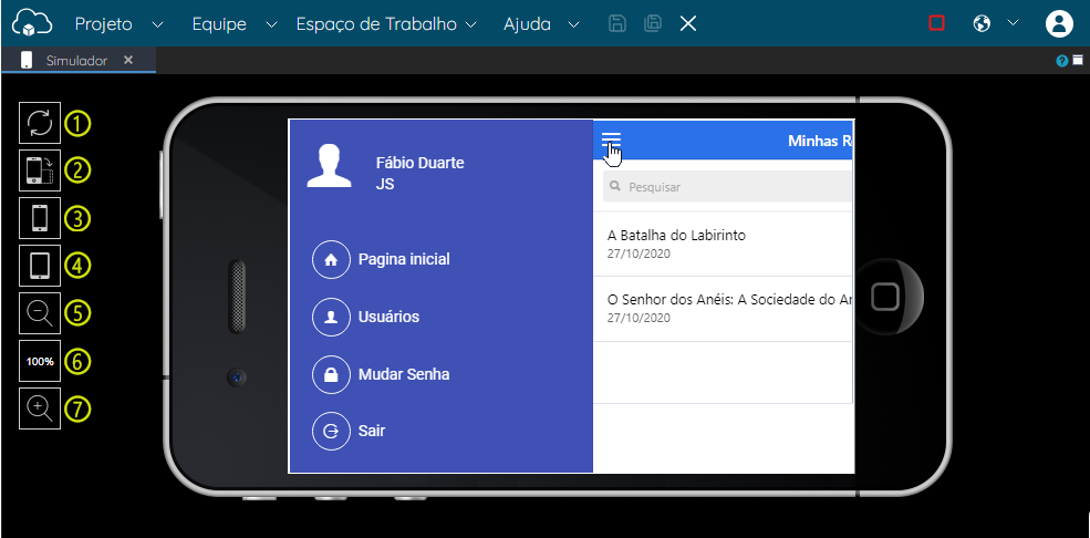 Cronapp3 > Menu Dispositivos Móveis > DispositivosMoveisSimuladorExemplo.png